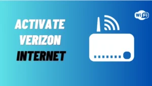 Activate Verizon Internet